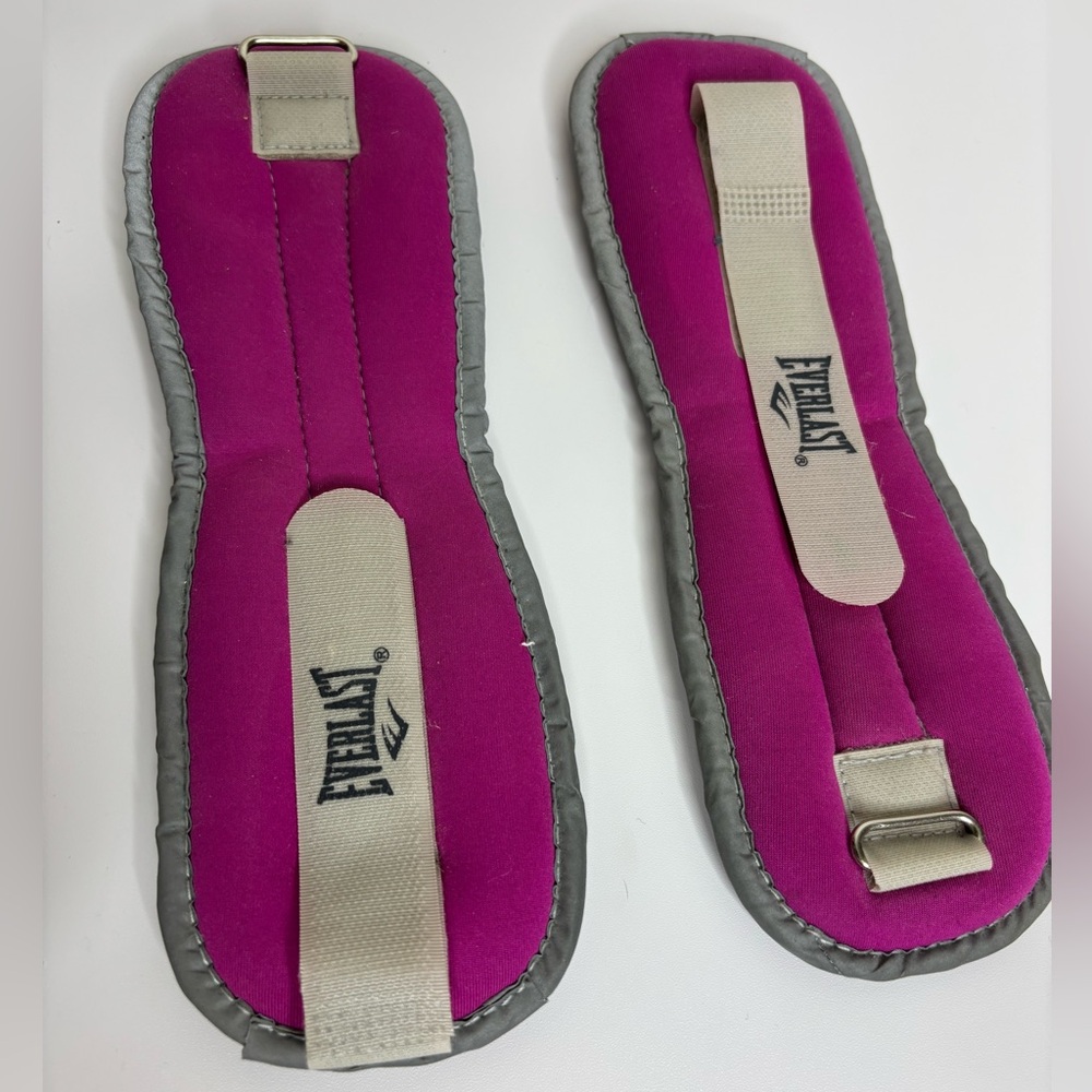 Everlast Fuchsia and Gray Fitness Weights